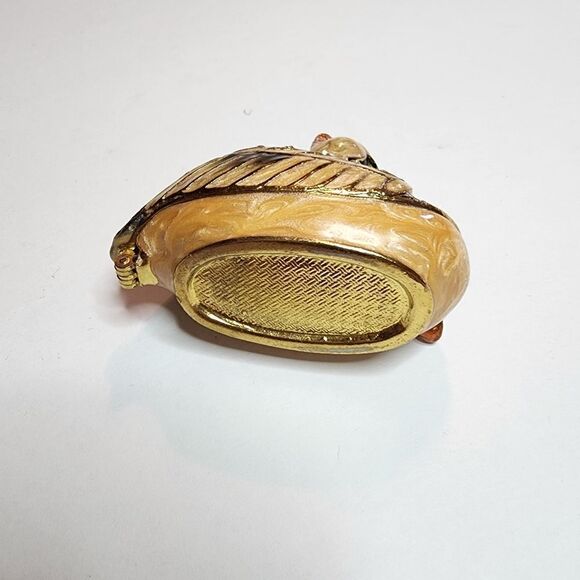 Pelican Jeweled and Enameled Minature Trinket Box - Picture 4 of 5